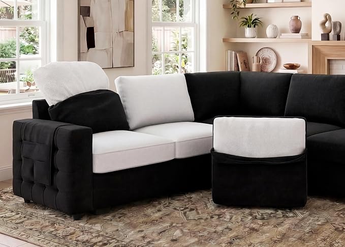 HONBAY Sectional Sleeper Sofa - Image 5