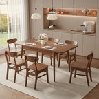 Muwuele Solid Wood Extendable Dining Table - Image 2