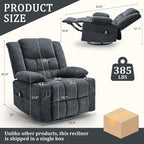 Korser 360° Swivel Rocker Recliner - Image 2