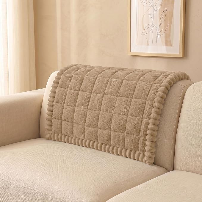 Smiry Couch Cover for Dogs, Non Slip Fuzzy Pet Sofa Arm Covers Washable | Sofa by Smiry