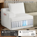 96" Sectional Couches for Living Room Cloud Couch Sofa - Image 4
