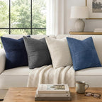 MIULEE Cream White Decorative Throw Pillow Covers - Image 5