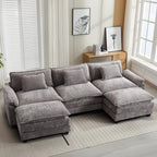 Oprisen 120" Modular Sectional Sofa, Comfy Cloud Couch Sectional Sofa by Oprisen
