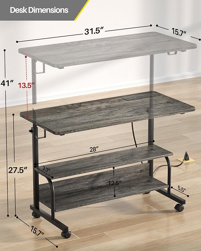 Armocity Rolling Standing Desk - Image 3