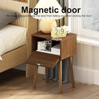 LAATOOREE Nightstands Set of 2, Small Fluted Side Table, Bedside Table - Image 4