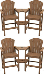 SERWALL Tall Adirondack Chairs Set of 4 by SERWALL