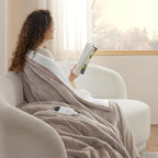 Bedsure Heated Blanket Throw, Soft Electric Blanket - Image 4