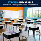 Flash Furniture Billie Student Desk - Image 8