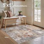 DMOYEST Square Area Rug Living Room Rugs - Image 3
