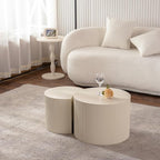 47.25'' Round Modern Coffee Table Set of 2 - Image 5