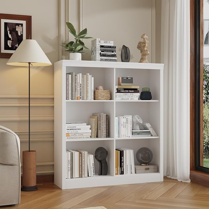 GarveeHome 6 Cube Storage Organizer, 53 Inch Tall Bookcase - Image 9