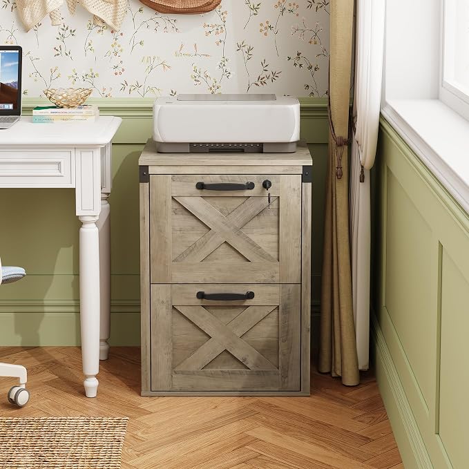 DEVAISE 2 Drawer File Cabinet - Image 2