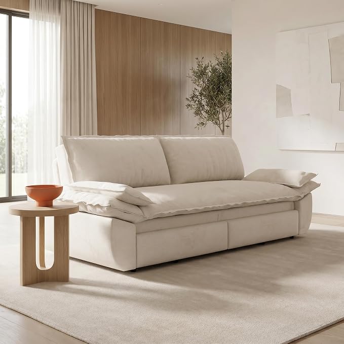 73.2" Sofa Bed Queen, 3-in-1 Pull Out Sofa Bed - Image 11