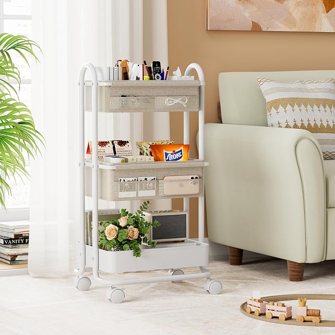 Modanais Baby Diaper Caddy Organizer Cart - Image 4