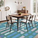 cotiled Boho 10x12 Area Rug for Living Room: Large Moroccan Washable Rug | - Image 6