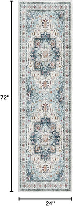 Madane Washable Runner Rug 2x6 Runners - Image 2