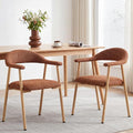 DUMOS Dining Chairs Set of 2, Linen Fabric Upholstered Kitchen Side Chairs by DumosLifestyle