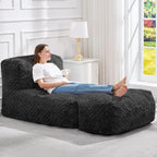 Hobestluk Bean Bag Chair Big Bean Bag Lounger - Image 3