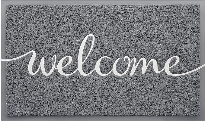 Door Mat Welcome Mat Floor Mat for Entryway, High Traffic Areas | Low Profile by BeneathYourFeet