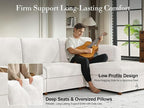 Oversized 2 Seater Modular Sectional Sofa, Solid Wood Frame Sofa, Removable - Image 9