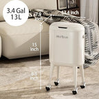 MRBIN Metal Slim Bathroom Motion Sensor Trash Can - Image 6