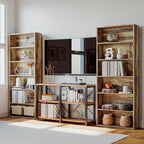 IRONCK Bookshelves and Bookcases Floor Standing 6 Tiers Display Storage Shelves - Image 6