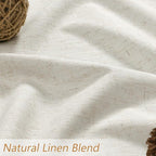 Extra Long 100% Blackout Linen Curtains - Image 5