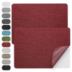 WILDREEDS 2 Pcs 8 x11 Inch Linen Repair Patches, Self-Adhesive Fabric Patch by WILDREEDS