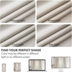 MIULEE 100% Blackout Linen Curtains - Image 7