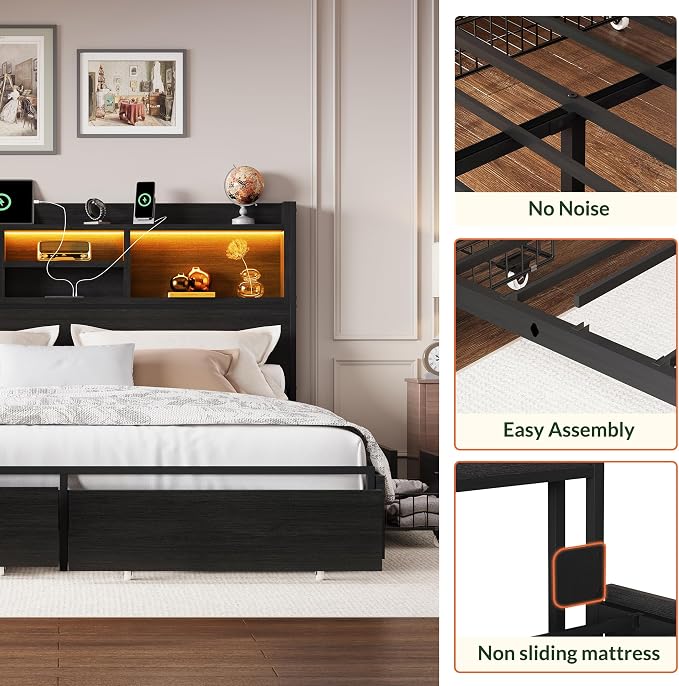 LARMACE King Size Bed Frame - Image 7