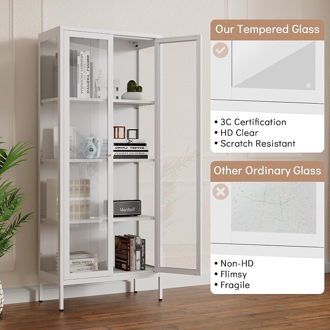Polup Glass Display Cabinet - Image 4