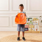 ECR4Kids Plastic Leaf Scoop Floor Rocker Seat, Classroom Furniture - Image 2