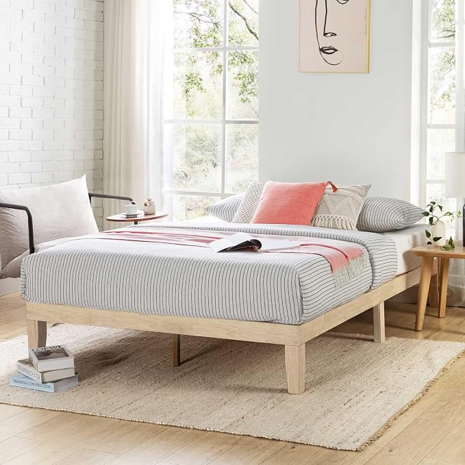 Mellow Naturalista Classic 12 Inch Solid Wood Platform Bed - Image 3