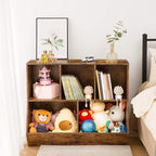 HOOBRO Kids Bookshelf, Bookcase Footboard, Toy Storage Cubby, Children's Toy - Image 6