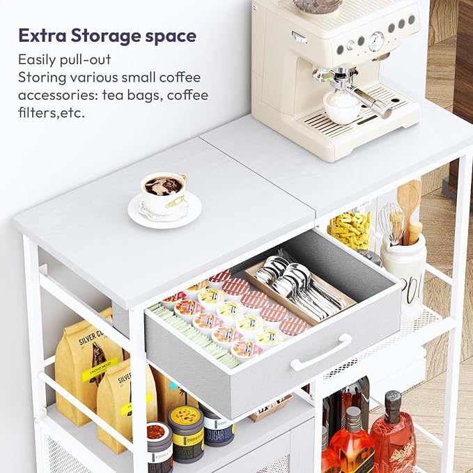SWTYMIKI Coffee Bar Cabinet for Home - Image 6