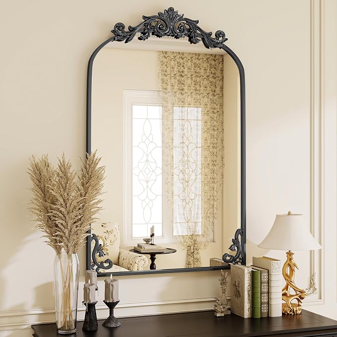 VooBang 24x36 inch Vintage Arched Bathroom Mirror by VooBang