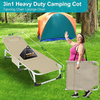 ABORON Oversized Folding Sun Tanning Chair, 3 in 1 5-Position Adjustable - Image 5