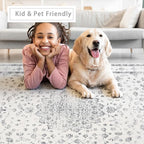 8x10 Washable Area Rugs for Living Room, Dining Room - Image 6