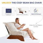 MAXYOYO Adjustable Living Room Chair, 3-Position Bean Bag Chair - Image 8