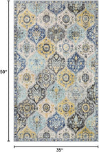 Lahome Moroccan Washable Small Area Rug, 3x5 Area Rug - Image 2