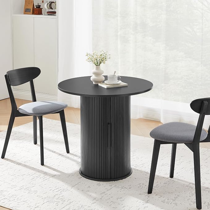 31.5" Round Dining Table for 2-4, Modern Kitchen Table - Image 7