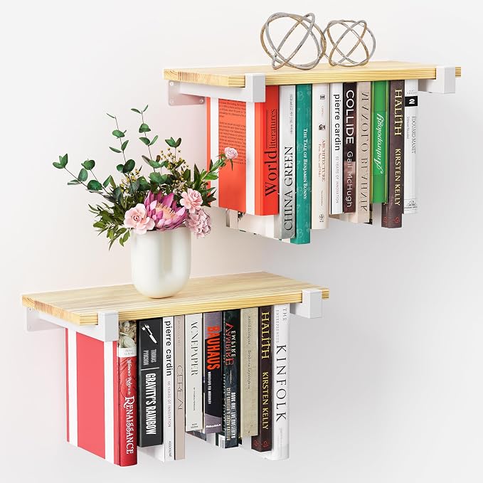 NANATI 2 Set of Floating Bookshelf by Unknown