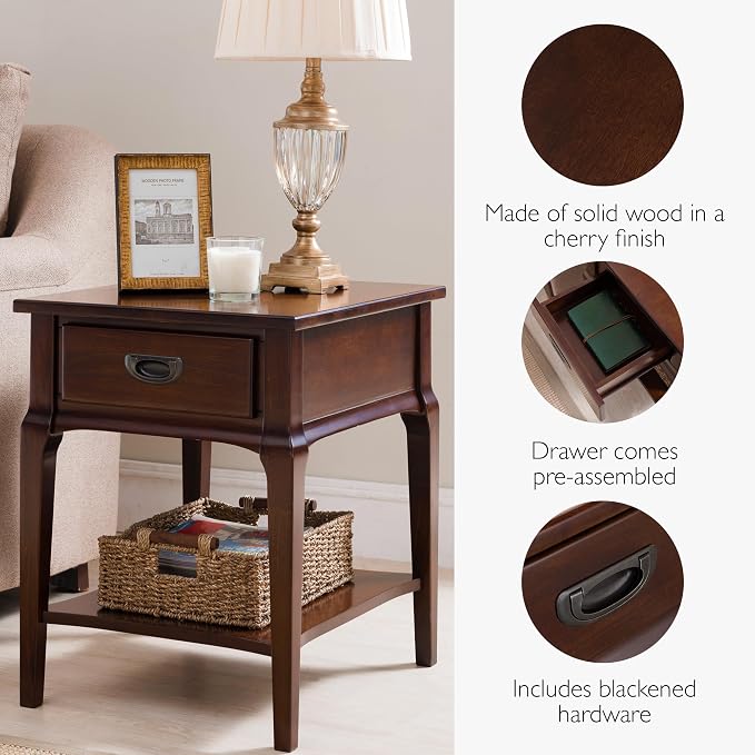 Stratus Solid Wood End Table - Image 4