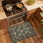 GarveeHome Small Forest Green Entryway Rug, 2x3 Washable Front Door Rug Indoor - Image 7