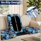 Smiry Waterproof Patio Cushion Covers, Stretch Outdoor Furniture Covers | Couch - Image 4