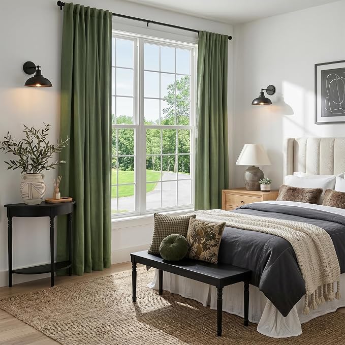INOVADAY 100% Blackout Linen Curtains - Image 6