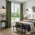 INOVADAY 100% Blackout Linen Curtains - Image 6
