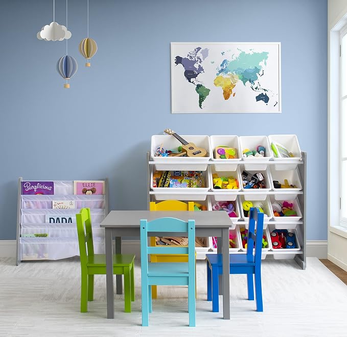 Humble Crew Kids Table and Chair Set, Toddler Activity Table - Image 5