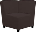Easy-Going Stretch Soft Sectional Corner Sofa Couch Slipcover Chocolate | by Easy-Going