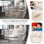 100% Waterproof Sectional Recliner Couch Covers - Image 6
